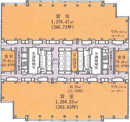 文京グリーンコートセンターオフィス 18階 707 79坪 賃貸オフィス詳細 Office Cube東京